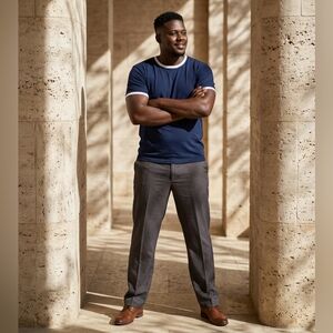 Buff Works Dress Pants Grey High-Performance Technical Polyester 40x30 EUC